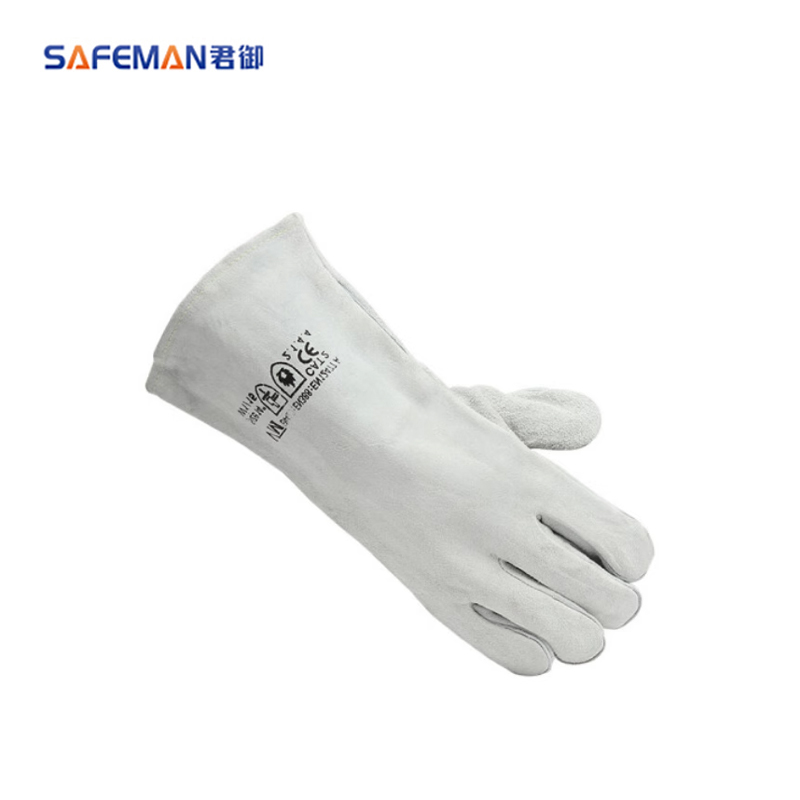 君御 7231二层加厚电焊手套（40cm,防火线）